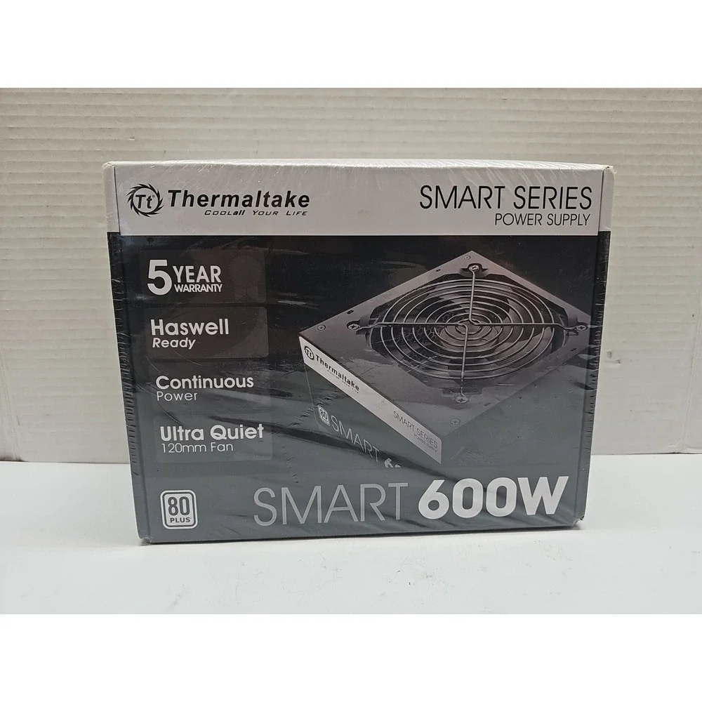 thermaltake SMART 600w 80 PLUS Power Supply W/ Active Pfc